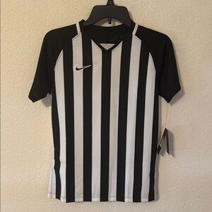 Nike Black and White Striped Jersey‎